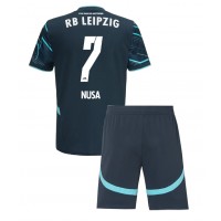 Dres RB Leipzig Antonio Nusa #7 Tretina pre deti 2024-25 Krátky Rukáv (+ trenírky)